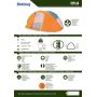 Намет тент-купол іглу 68006 Nucamp X4 Tent Pavillo by Bestway