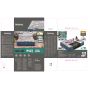 Ліжко надувне з вбудованим насосом 220V Bestway 6712Y Tritech Fashion Flock