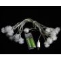 Гірлянда Фігурки 20 LED Пухнастик на батарейках (+USB) 5м, мульті