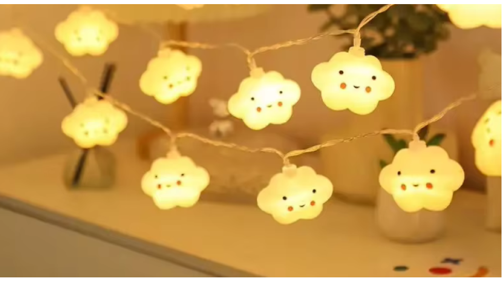 Гірлянда Фігурки 12Led Хелоуін Хмаринка 5м