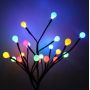 Світильник міні дерево 30см Кулі кольорові 24Led