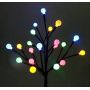 Світильник міні дерево 30см Кулі кольорові 24Led