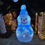 Фігура Сніговик акриловий Led 30см