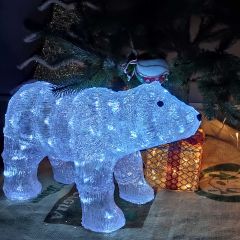 Фігура Ведмідь акриловий Led 35*60см
