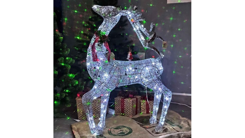 Фігура Олень сяючий Ажурний 120см