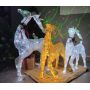 Фігура Олень сяючий Ажурний 90см