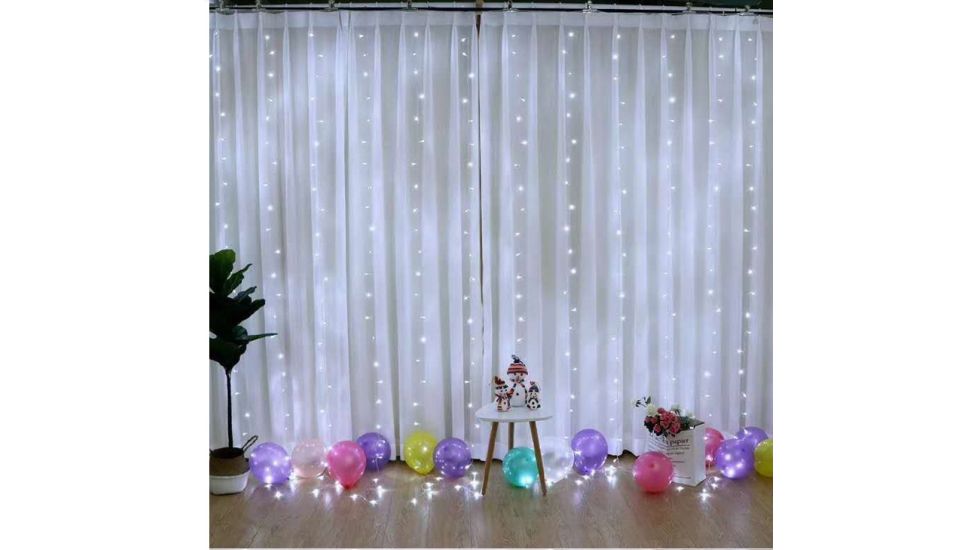 Гірлянда Штора роса 200Led 3*2м 10ліній Гірлянда Штора роса 200Led 3*2м 10ліній