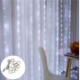 Гірлянда Штора роса 600Led 3*3м 20ліній USB Гірлянда Штора роса 600Led 3*3м 20ліній USB