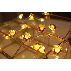 Гірлянда фігурки-роса Дзвіночки 20-50LED на батарейках