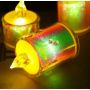 Led-свічка світлодіодна декоративна голографічна 5 см