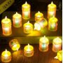 Led-свічка світлодіодна декоративна голографічна 5 см
