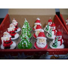 Набір новорічних свічок Merry Christmas 4шт
