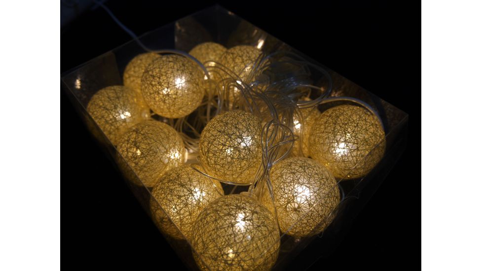 Гірлянда фігура з ниток 5см 12Led, 4м