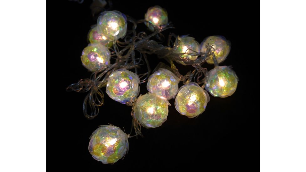 Гірлянда фігурки з паєтками 5см 12Led, 4м
