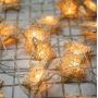 Гірлянда Зірки ротангові 12Led 4м