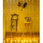 Гірлянда-водоспад світловий дощ 144Led 1,5*1,5м