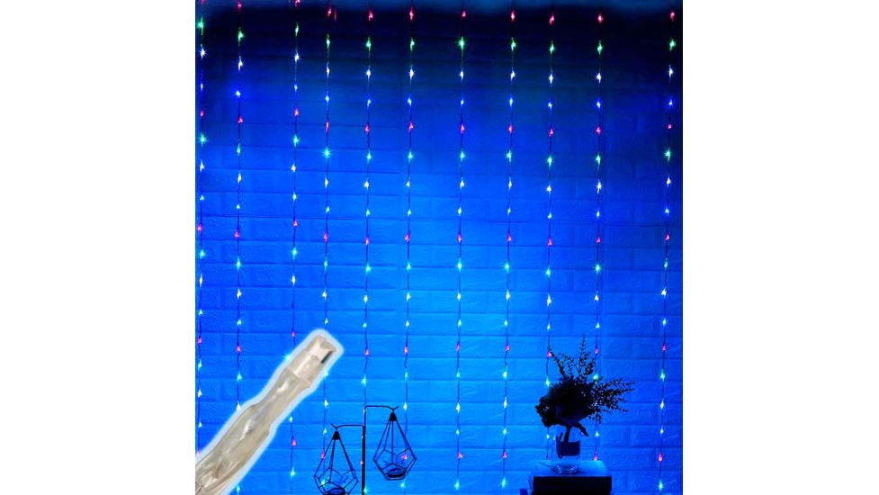 Гірлянда-водоспад світловий дощ 200Led 2*1,5м
