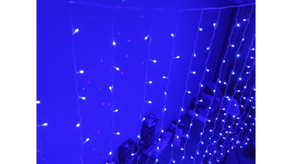 Гірлянда світлодіодна штора-лінза 8мм 300Led 3*2м