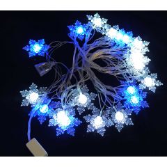 Гірлянда фігурки 20Led Сніжинка велика, 5м, білий