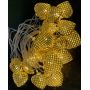Гірлянда золото 20Led Сердечко 5м, теплий білий