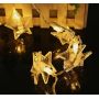Гірлянда фігурки Прищіпка-зірочка 12Led 5м
