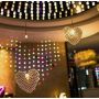 Гірлянда-штора Серце 1,8м*1,5м