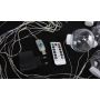 Гірлянда штора кулі-роса 200Led 3*0,8м, 8режимів+usb, пульт