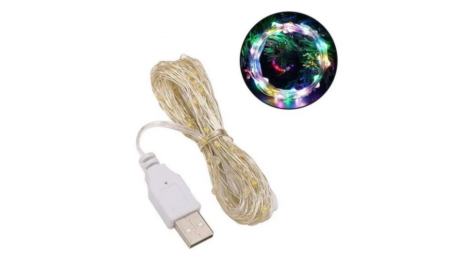 Гірлянда Роса 300Led 30м, реле 8режимів, usb