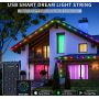 Smart-twin роса 100-200Led 10-20м usb,пульт,210режимів смартфон,rgb