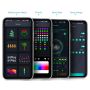 Smart-twin роса 100-200Led 10-20м usb,пульт,210режимів смартфон,rgb