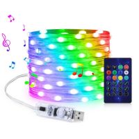 Smart-twin роса 100-200Led 10-20м usb,пульт,210режимів смартфон,rgb