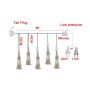Гірлянда пучок Fireworks Curtain lamp 500Led 5штук 3*0,6м