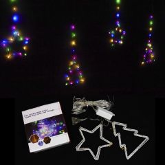 Гірлянда штора-роса Ялинка/зірка 200Led 3*1м