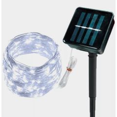 Гірлянда Роса на сонячній батареї 200Led 20м