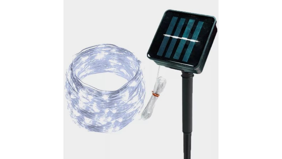 Гірлянда Роса на сонячній батареї 200Led 20м
