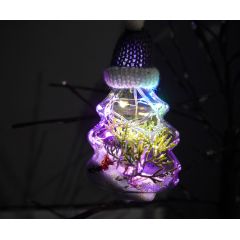 Підвіска Led на батарейках в Новорічній шапці
