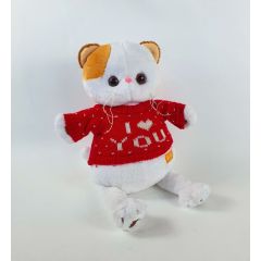 М'яка дитяча іграшка кішечка Лілі I love 27см