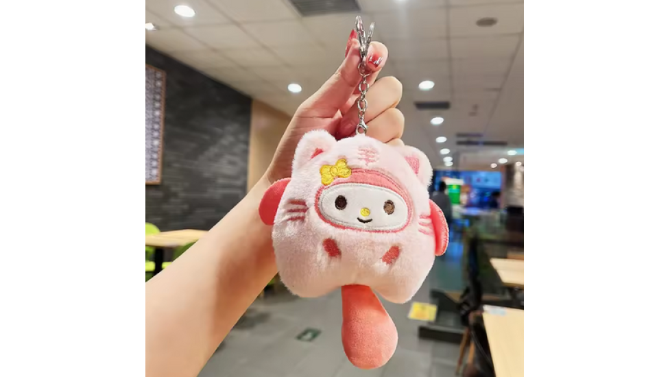 Дитяча м'яка іграшка-брелок Hello Kitty 12см