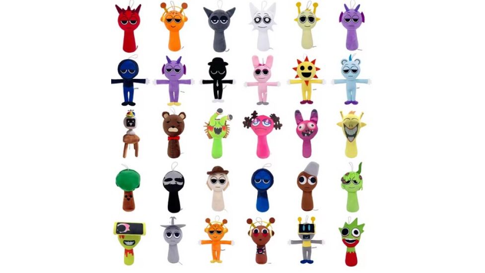 Дитяча м'яка іграшка Спрункі герої Incredibox Sprunki 20см