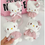 Дитяча м'яка іграшка-брелок Hello Kitty в спідничці 12см