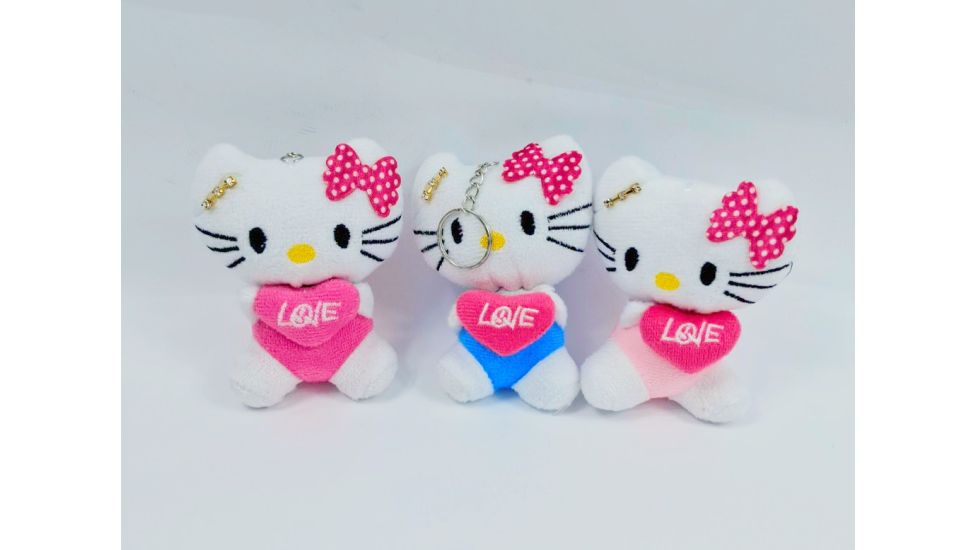 Дитяча м'яка іграшка-брелок Hello Kitty 9см