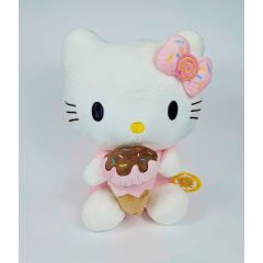 Дитяча м'яка іграшка Hello Kitty з морозивом 31см