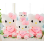 Дитяча м'яка іграшка Hello Kitty з серцем
