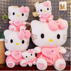 Дитяча м'яка іграшка Hello Kitty з серцем
