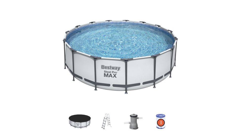 Каркасний басейн Bestway 56438 Steel Pro Max
