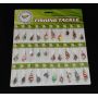 Блешня обертова Fisher Island Lure на планшеті 30шт 4-8 g