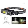 Ліхтар налобний Portable COB LED Head Lamp Light Lithium Battery USB