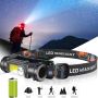 Ліхтар налобний Portable COB LED Head Lamp Light Lithium Battery USB