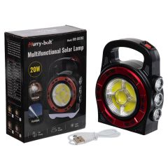 Ліхтар кемпінговий світлодіодний переносний 3led+Cob Hb-6678c
