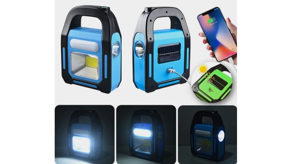 Ліхтар Hurry bolt Solar Charge Work Light акумуляторний HB-9708A-2